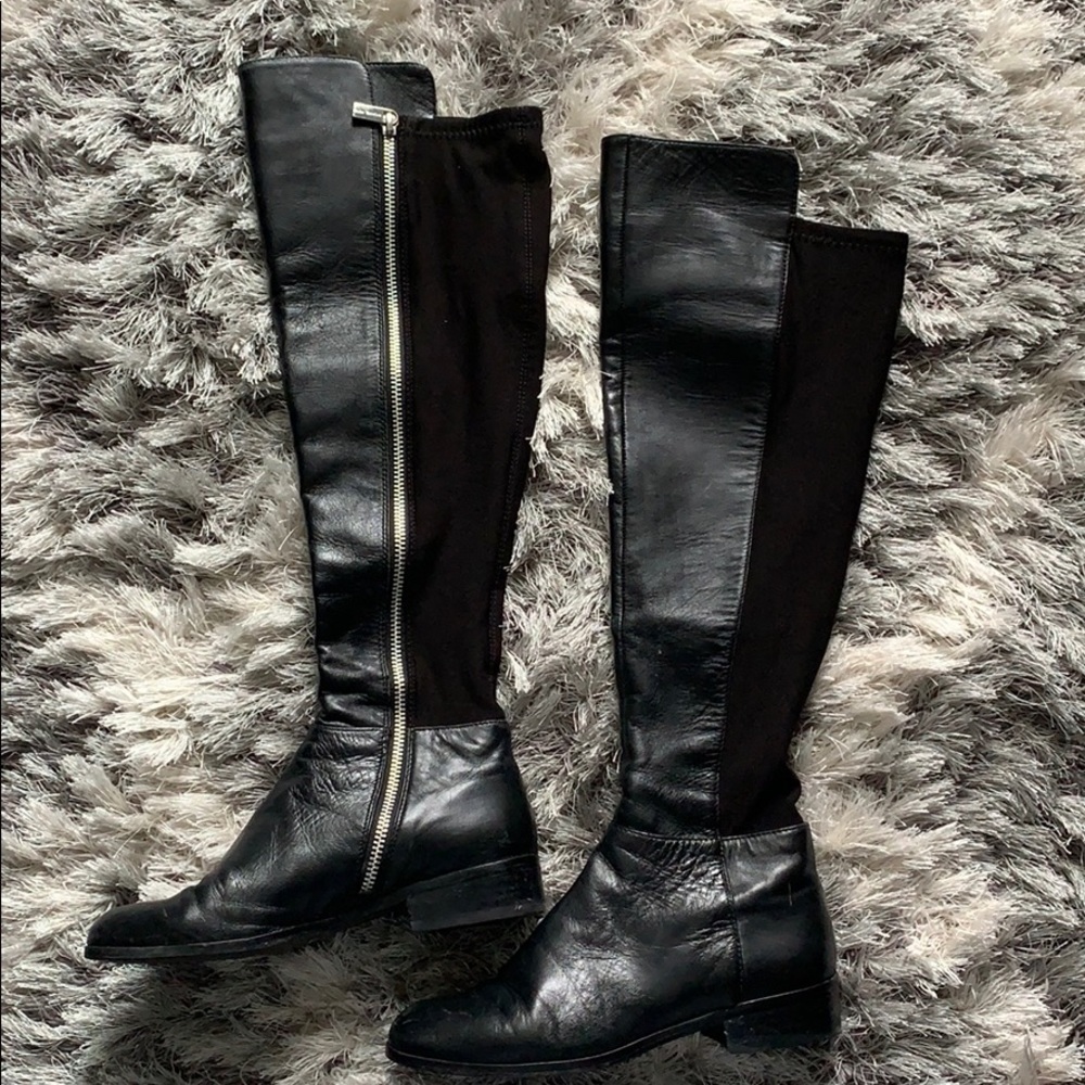 Michael Kors flat knee high boots